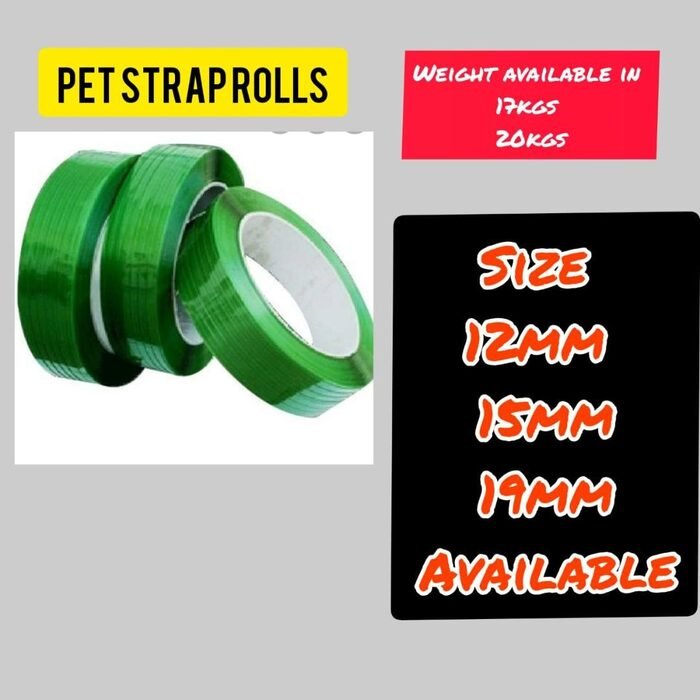 PET strapping rolls supplied by Bherav Packs