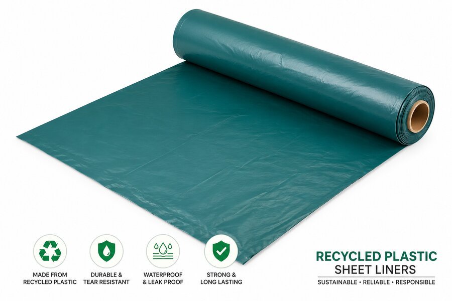 Recycled plastic sheet liners supplied by Bherav Packs